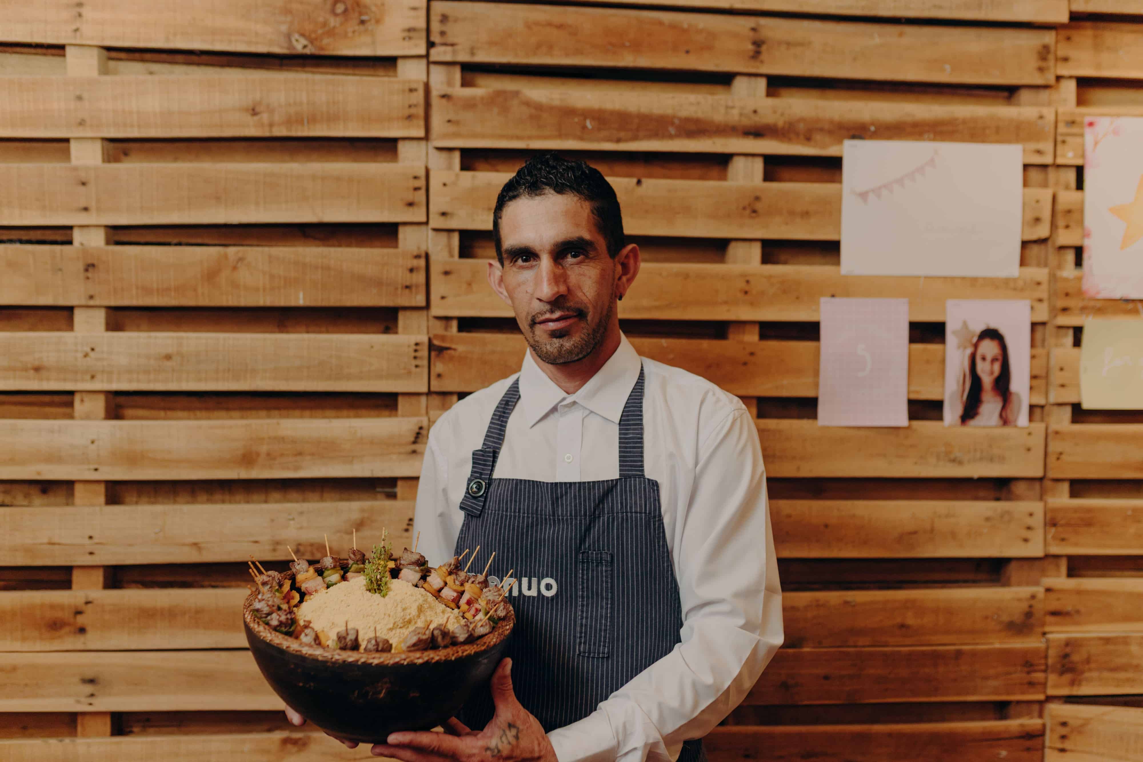 Estrutura operacional da Menuo em evento