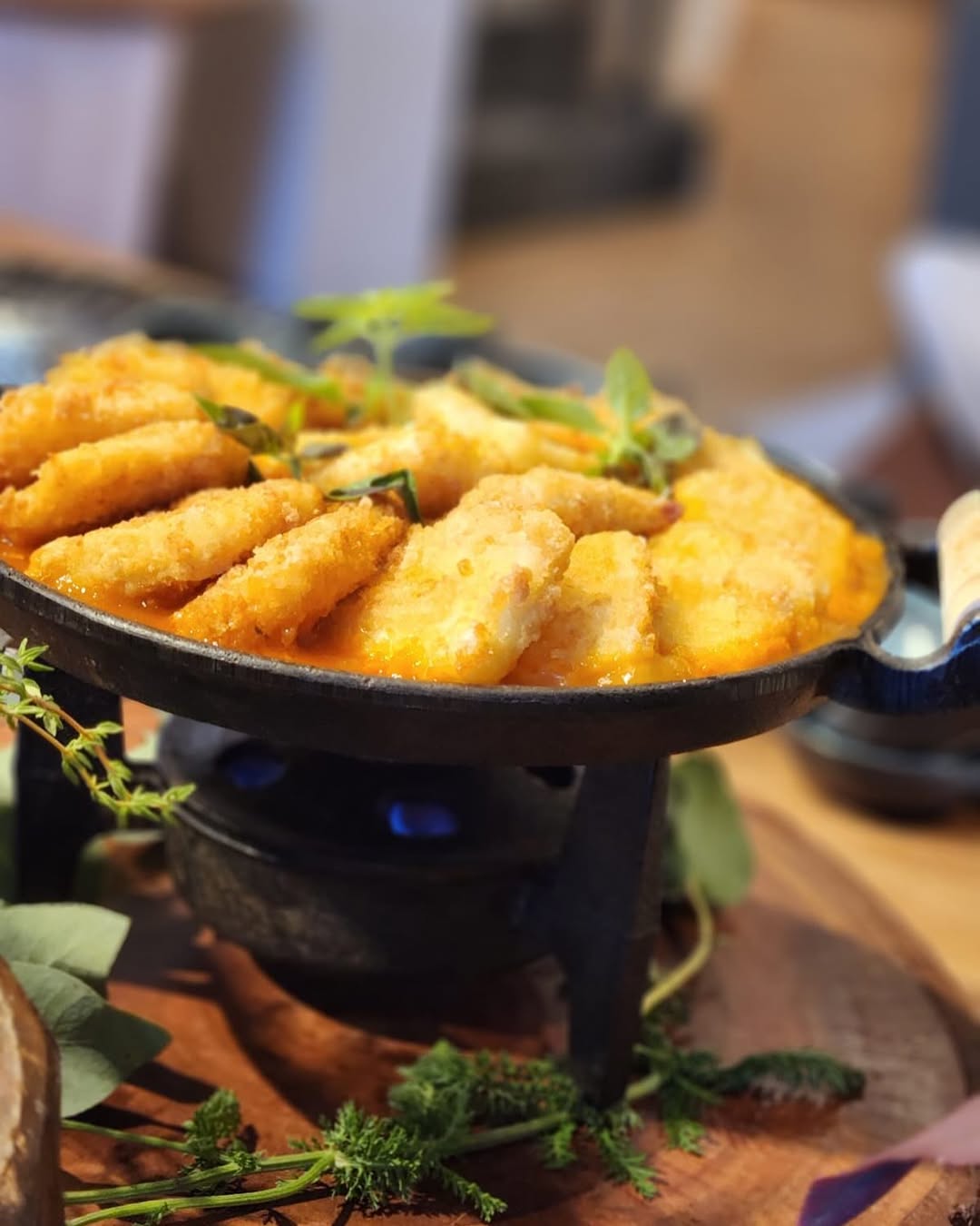 Pratos e apresentação gastronômica