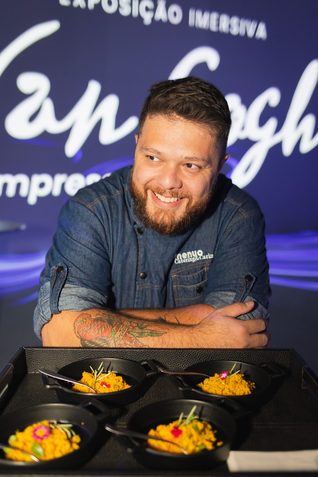 Equipe Menuo em evento corporativo