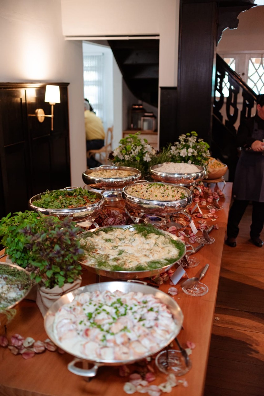 Detalhes de montagem do evento